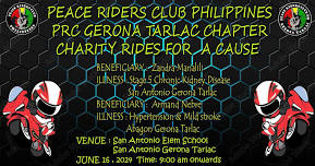 CHARITY FOR A CAUSE  PEACE RIDERS CLUB GERONA TARLAC CHAPTER