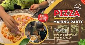 Triplets Eat & Play – Pizza Making Party