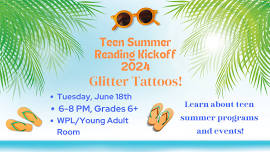 Teen Summer Reading Kick Off!