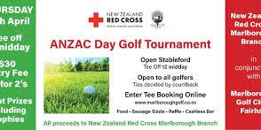 NZ Red Cross Anzac Day Golf Tournament