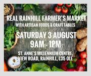 Real Rainhill Farmers Market - Saturday 3rd August 2024