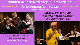 Women In Jazz Workshop & Jam Session: An Introduction to Jazz