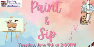 Teen & Tween Paint and Sip