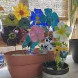 Plant and Garden Stakes in Fused Glass