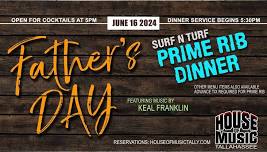 Father's Day Prime Rib Dinner & Show