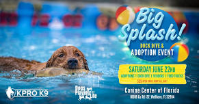 Big Splash! Dock Diving and Adoption Event