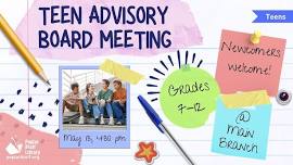 Teen Advisory Board Meeting