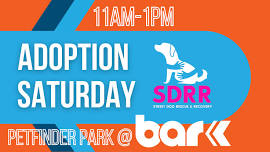 ADOPTION EVENT WITH STREET DOG RESCUE & RECOVERY