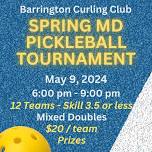 Barrington Spring Mixed Doubles Pickleball Tournament