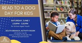 Read to a Dog Day (South Branch)