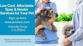 Low Cost Canine Spay & Neuter event