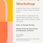 RESCHEDULED: Public Safety Workshop