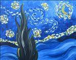 *$5 OFF! FAMILY NIGHT* Ages 5+ Starry Night