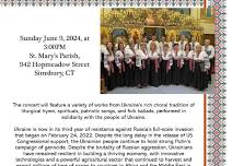 Yevshan Ukrainian Vocal Ensemble Concert