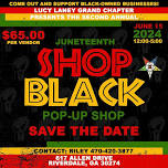 2nd Annual Juneteenth Pop-Up-Shop