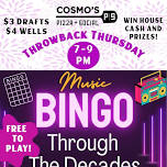 Throwback Thursday with Music Bingo