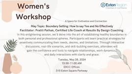 Women's Workshop: Boundary Setting: How to say Yes and No Effectively