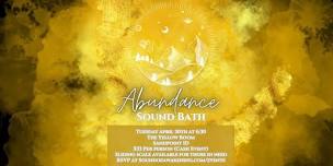 Abundance Sound Bath