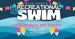 Rec Swim: Season Kick-Off Party