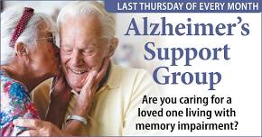 Alzheimer’s Support Group: Positive Strategies for Caregiving at Home