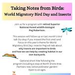 Taking Notes from Birds: World Migratory Bird Day and Insects