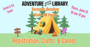 Summer Reading Adventure Begins Party