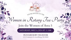 Women in Rotary Tea Party