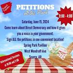 Searcy Petitions in the Park