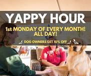 Yappy Hour: 10% OFF for Dog Owners!