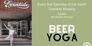 Hops & Flow Beer Yoga at Eventide Brewing