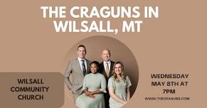 The Craguns LIVE in Wilsall, MT(7pm MT)