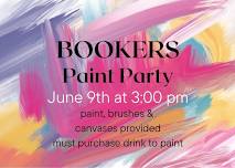 Bookers Paint Party Day