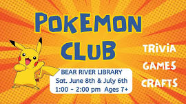 Pokemon Club - Bear River Library