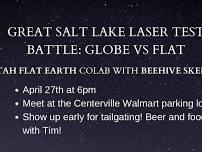 GREAT SALT LAKE LASER TEST BATTLE: Colab w BEEHIVE SKEPTICS