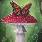 Butterfly & Toadstool- New Location