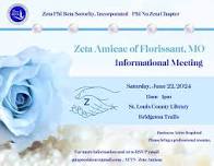 Zeta Amicae of Florissant: Informational Meeting