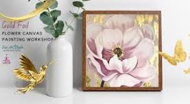 Gold Foil Canvas Painting - Desi Art Studio