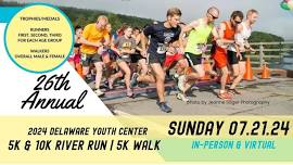 26th Annual Delaware Youth Center 5K/10K River Run & Walk