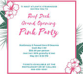 Roof Deck Grand Opening Pink Party (Plymouth)