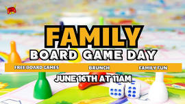 Family Board Game Day: Free Family Event — Video Game Restaurant and Fun! | Video and Board Gaming Venue - Restaurant and Drinks | Battle & Brew