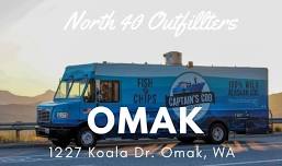 OMAK~ Captain’s Cod Fish & Chips!