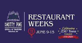 Knotty Pine Restaurant Week