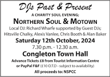 Northern Soul & Motown Night - CONGLETON