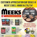 Customer Appreciation Day @ Meek's Shell Knob