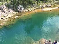 Let's walk the Indian Creek trail from Quivira Park