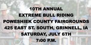 10th Annual Extreme Bull Riding - Poweshiek County Fairgrounds