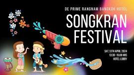 Songkran celebration! Dance with Thai long drum and celebrate traditional Thai New Year :