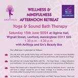 Wellness and Mindfulness Afternoon Retreat June