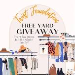 Twist Foundation’s Monthly Free Yard Giveaway