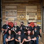 Chocolate River Chuckers Axe Throwing Team Fundraising Event